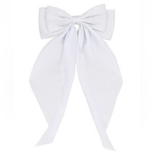 🎀 Petit Moments - Pleir Hair Bow in White 🎀